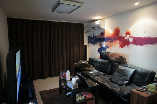 家装设计效果图:单身男人简单LOFT个性住宅
